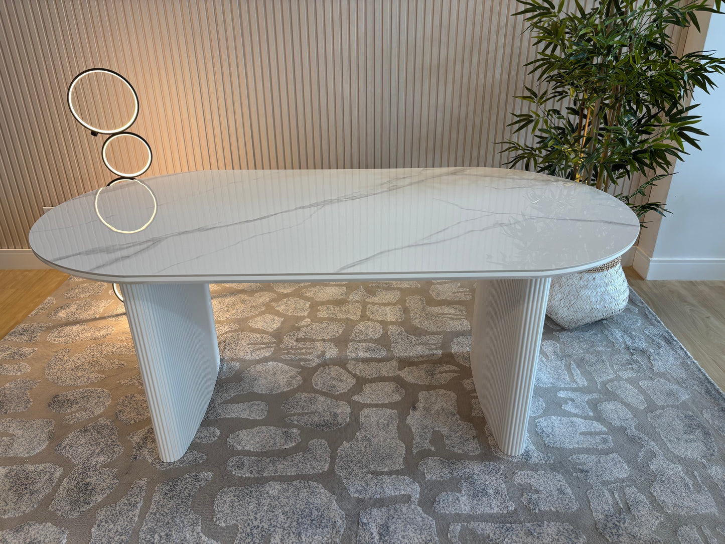 ALBA - Mesa de Comedor Ovalada - 180cm
