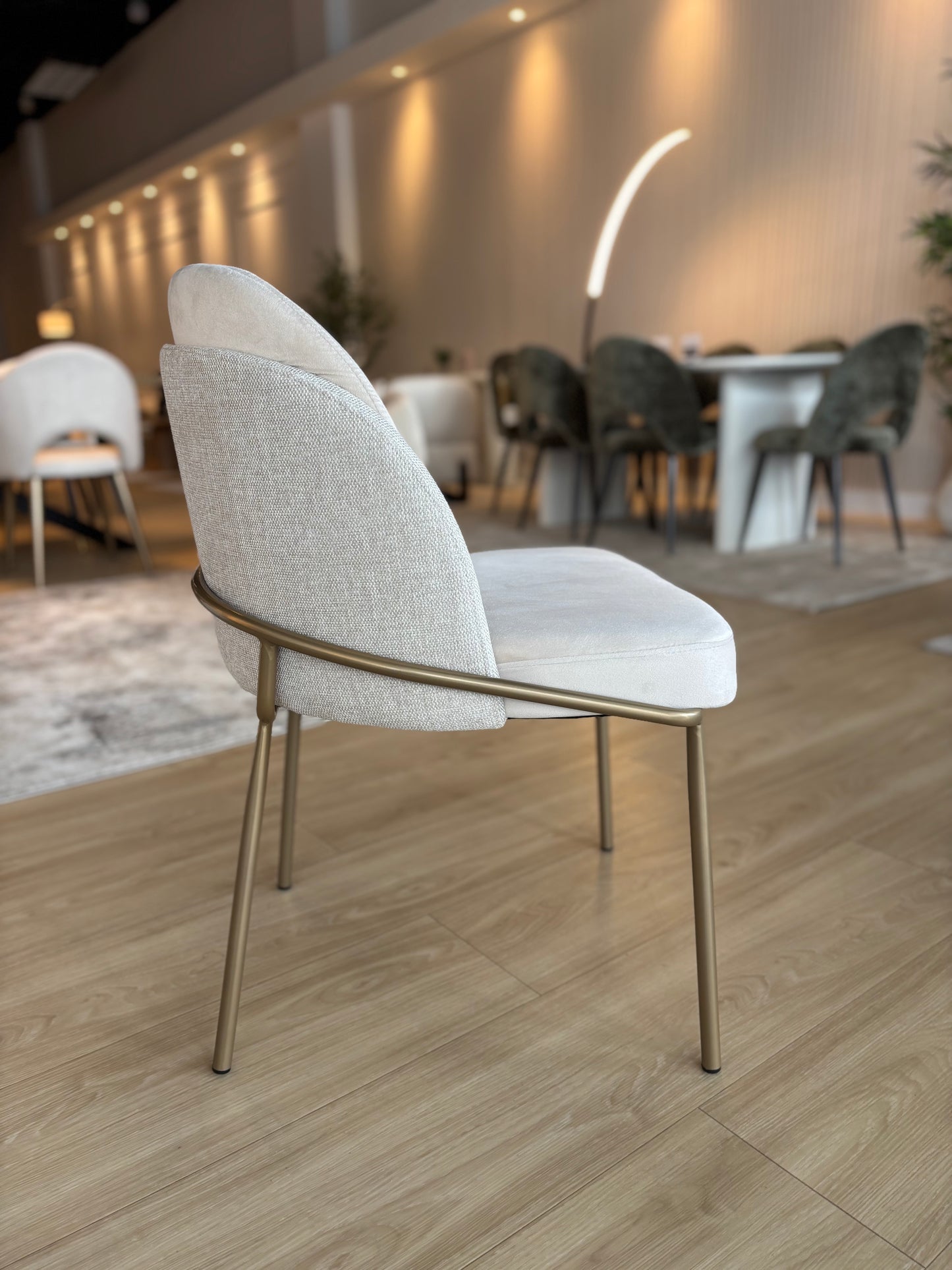 CLEO - Tela Crema - Base Brushed Gold