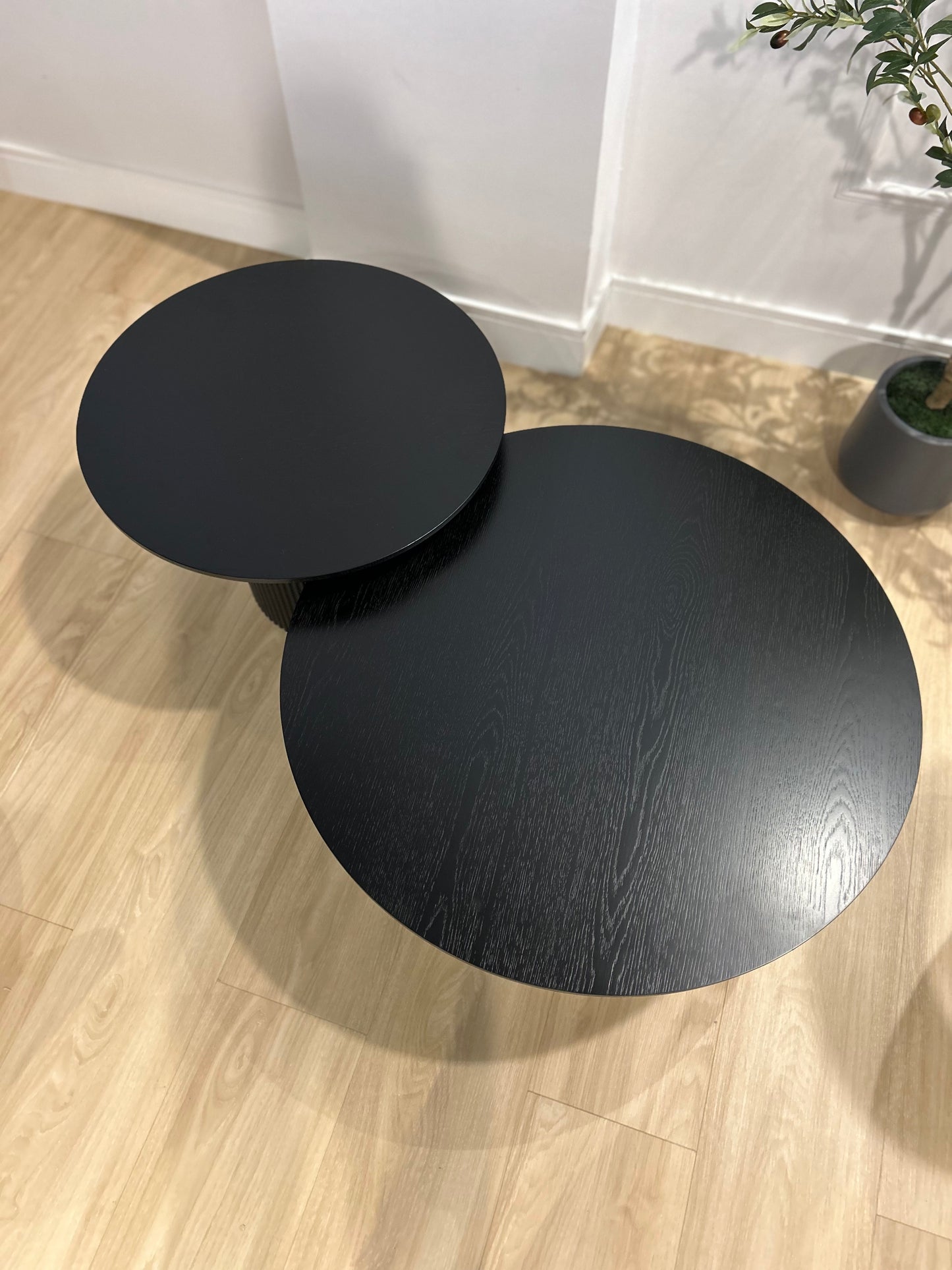 MILAN - Set de Mesas de Centro - Negro