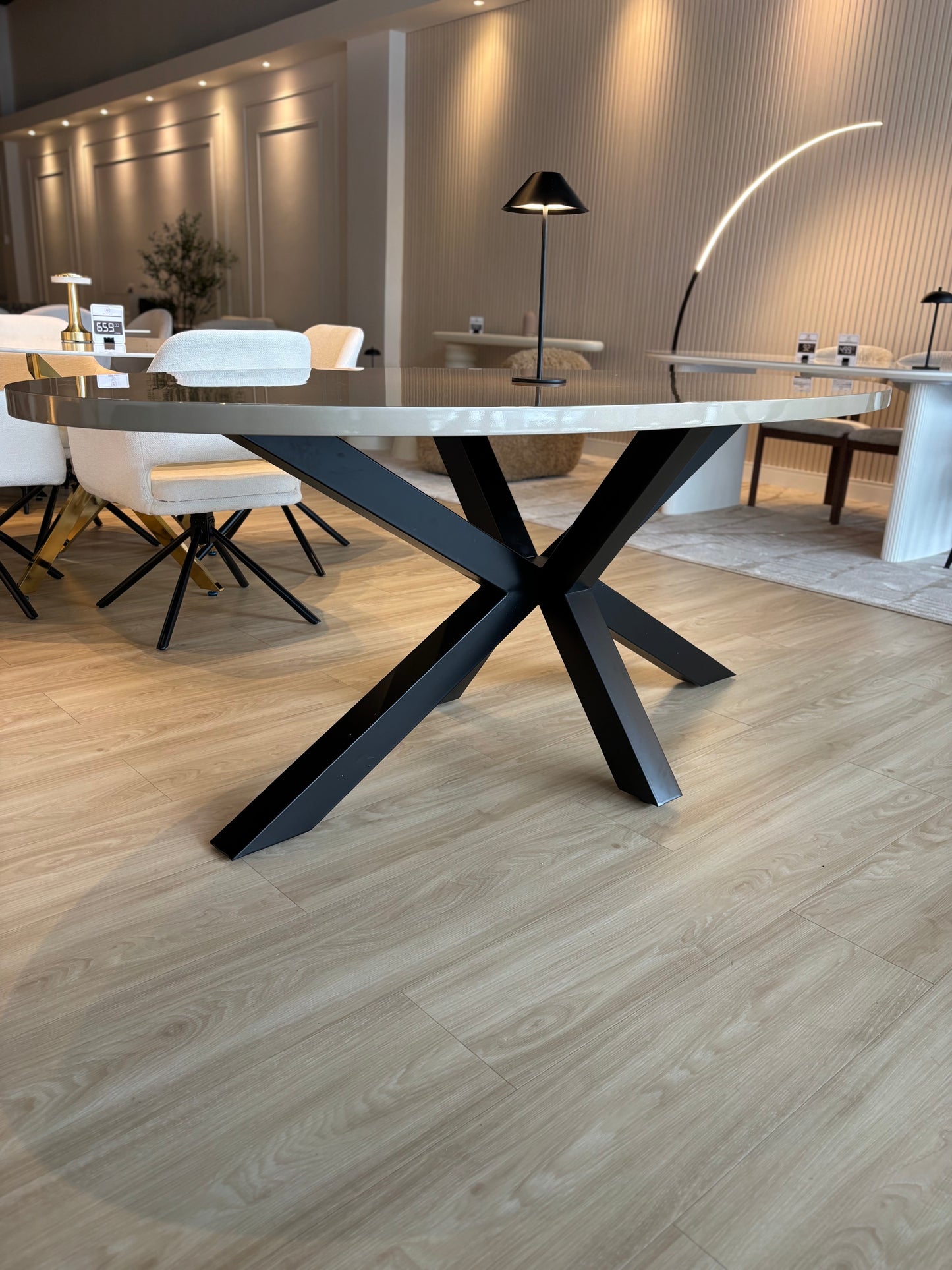 STELLA - Mesa de Comedor - 200cm - Champaña