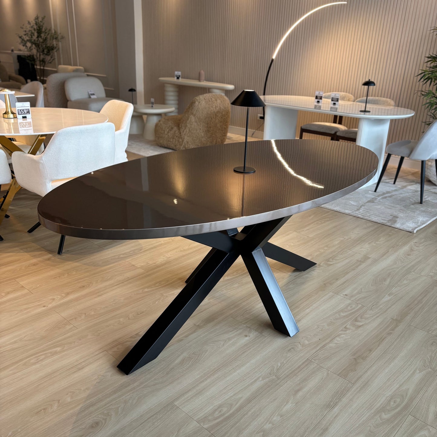STELLA - Mesa de Comedor - 200cm - Taupé