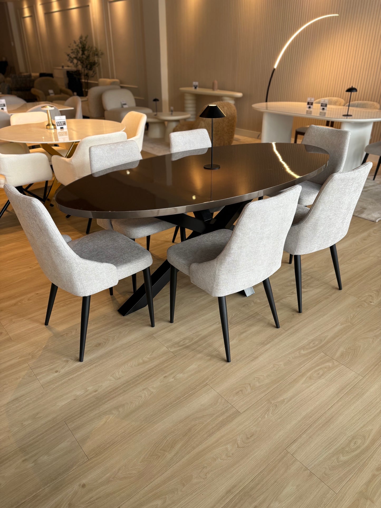 STELLA - Mesa de Comedor - 200cm - Taupé