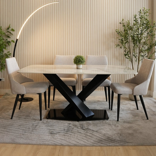Mesa Xenia 160cm + 6 Sillas Hera