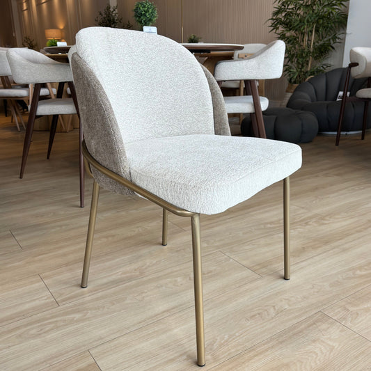 CLEO - Marrón / Beige - Base Brushed Gold
