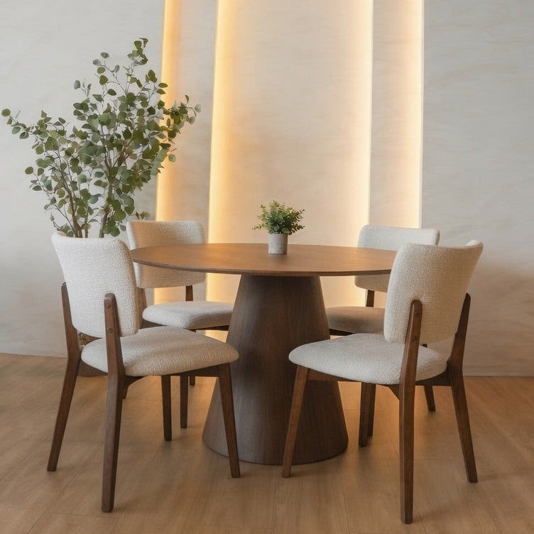 Mesa Terra 120cm + 4 Sillas Sophie