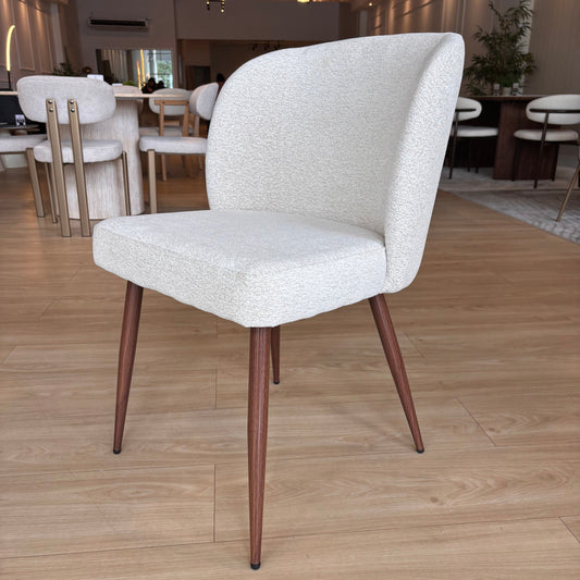 GIULIA - Tela Beige - Base Color Walnut
