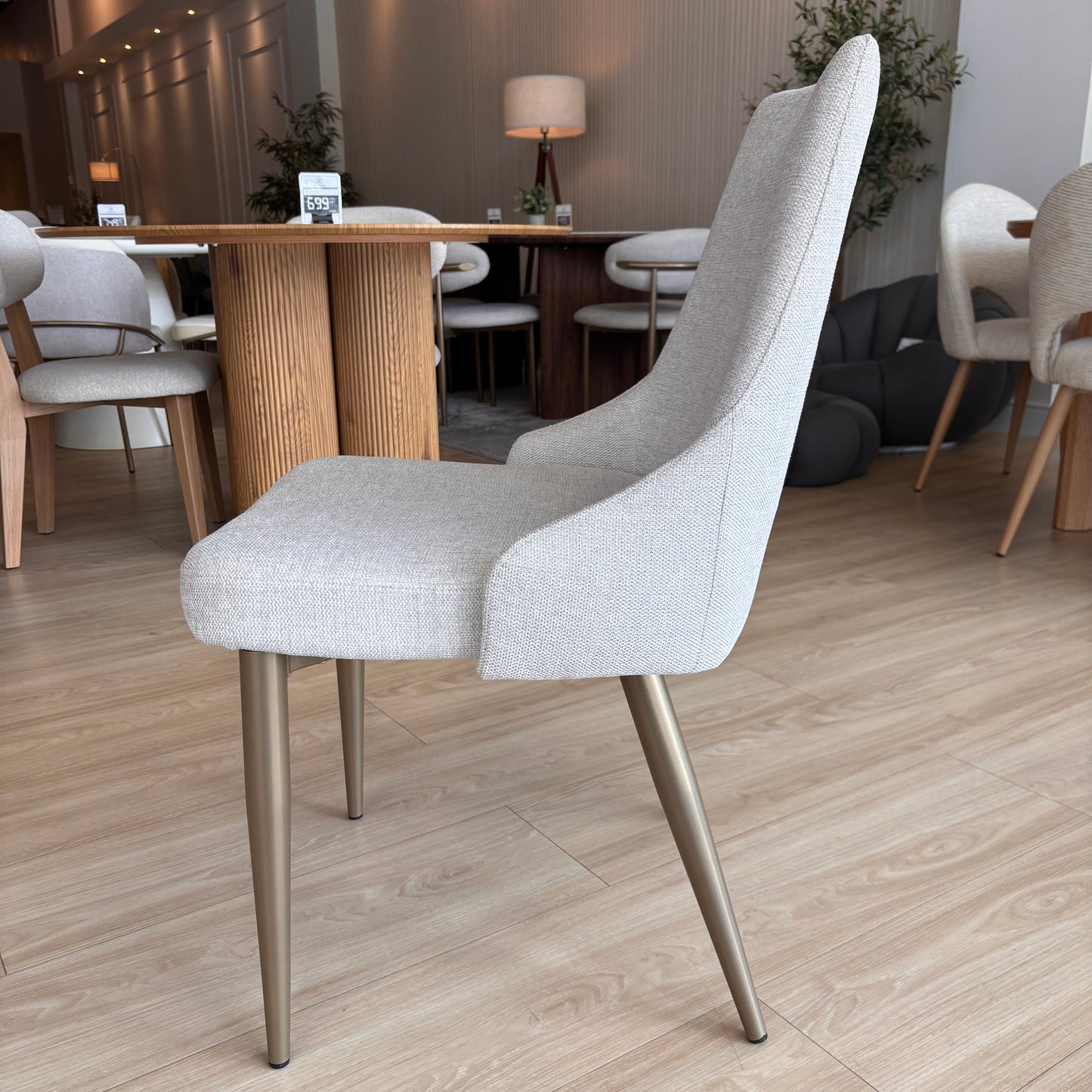 HERA - Tela Beige - Base Brushed Gold