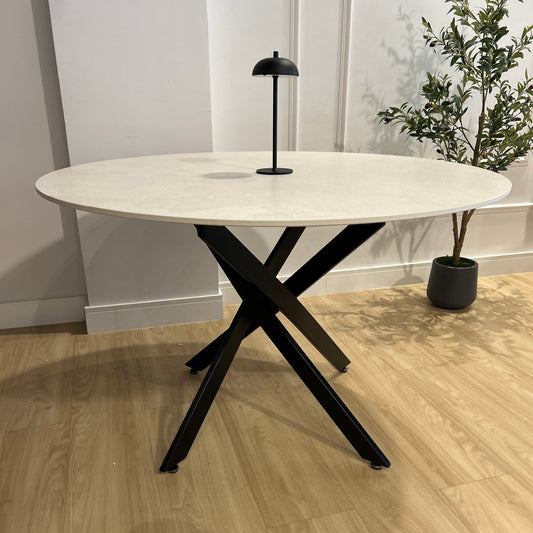 LARA - Mesa de Comedor Redonda - 120 cm