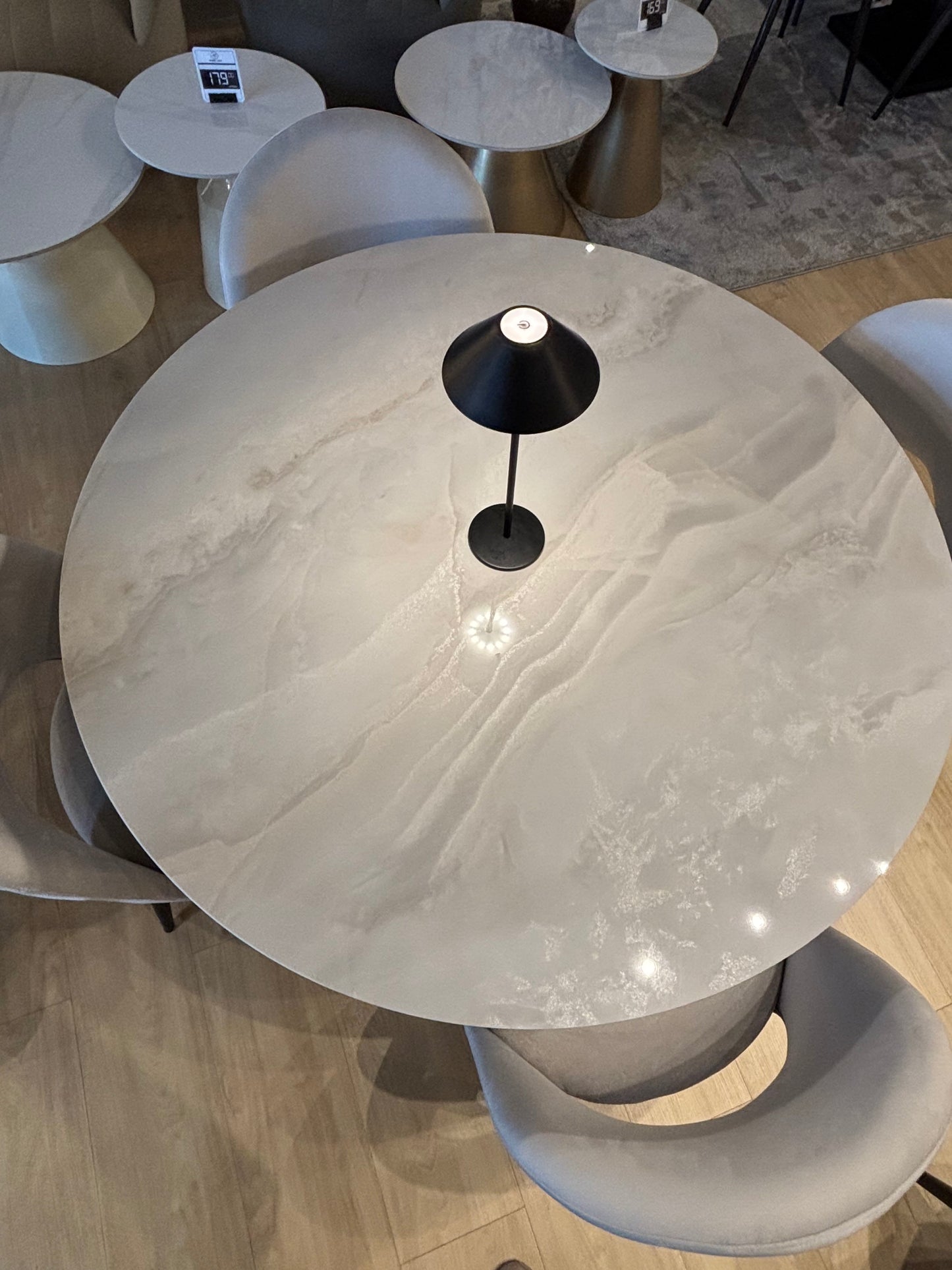 LARA - Mesa de Comedor Redonda - 120 cm