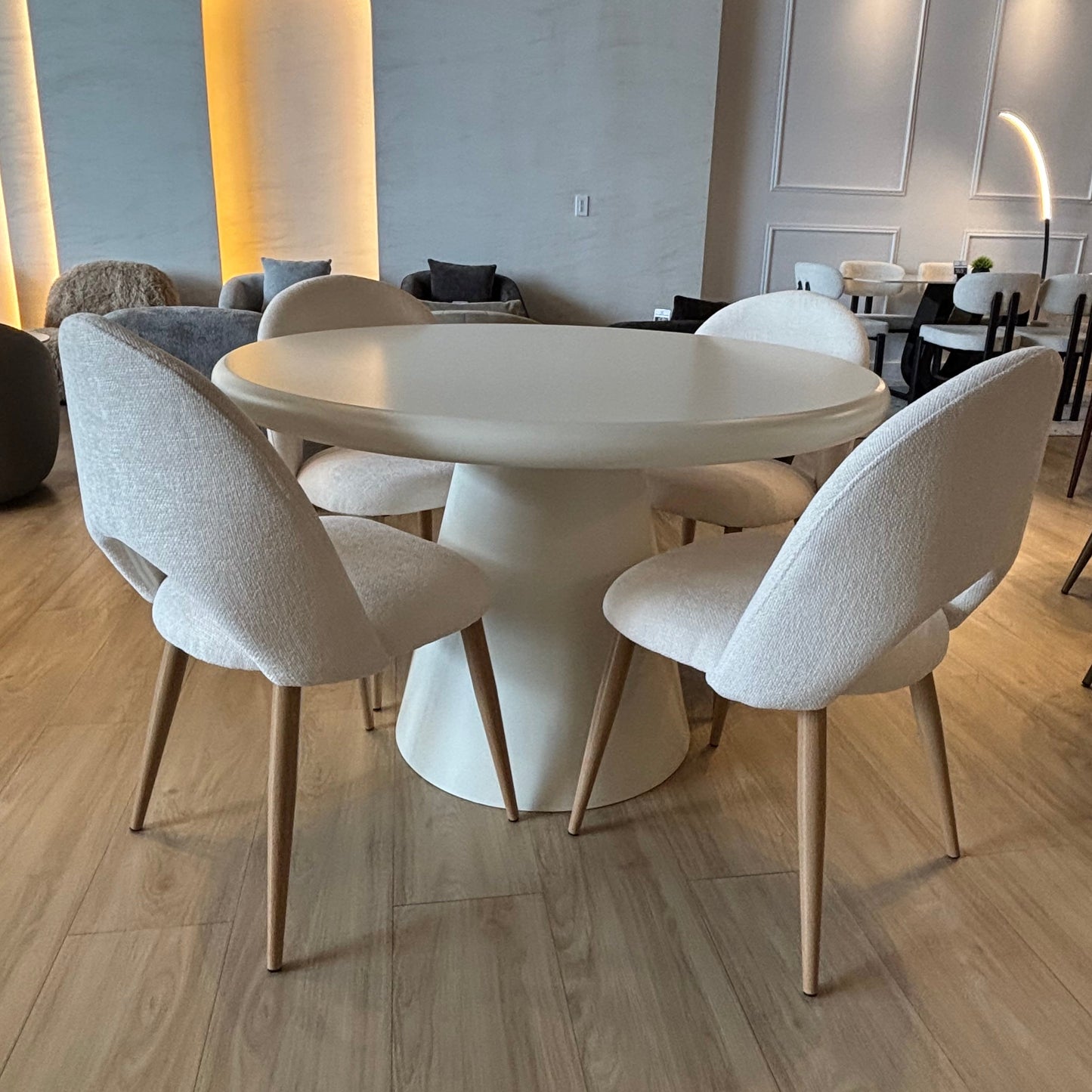 Juego de Comedor - Verona  + 4 Sillas Maya Oak