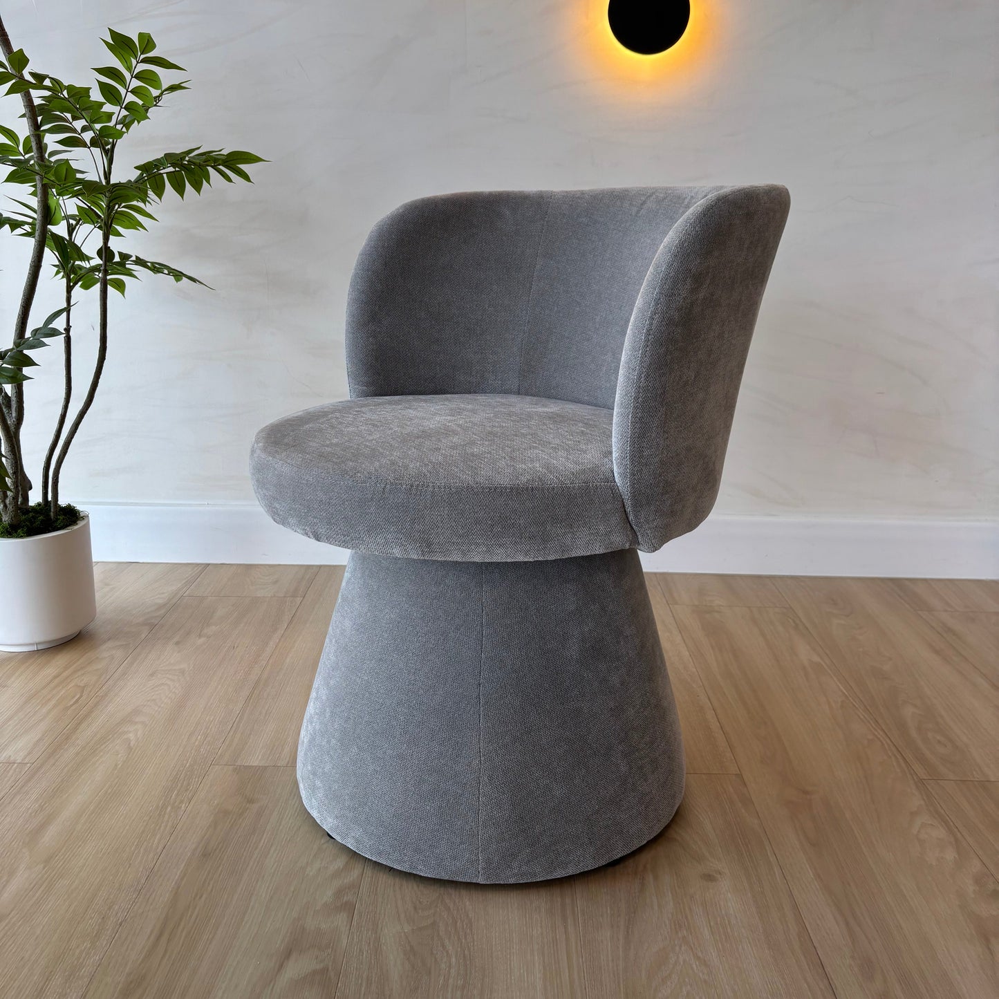 COSMO (Giratoria) - Gris (E7040-06) - Base Tapizada
