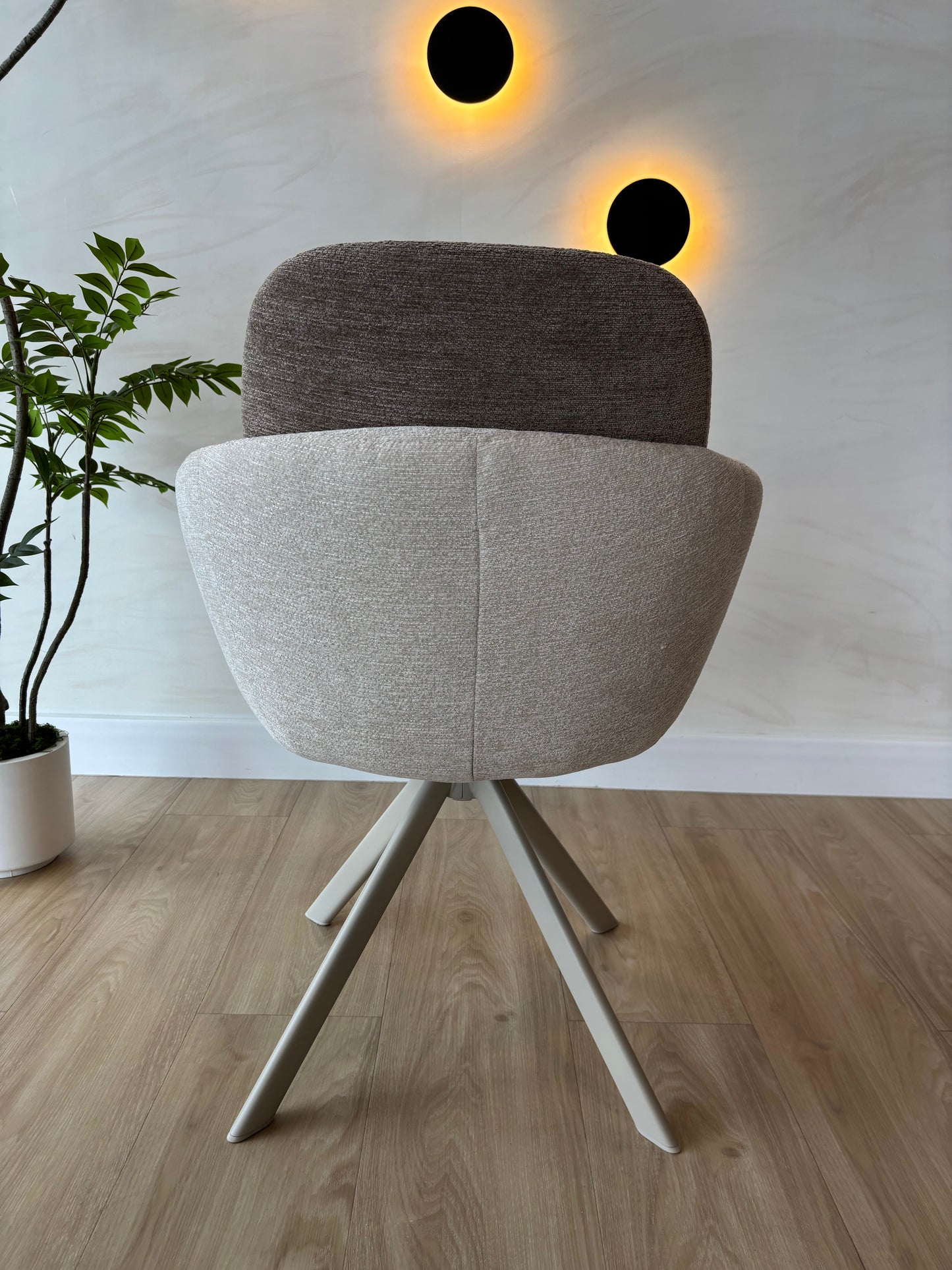 ZOE (Giratoria) - Beige(G1636-03/05) - Patas Metal Beige