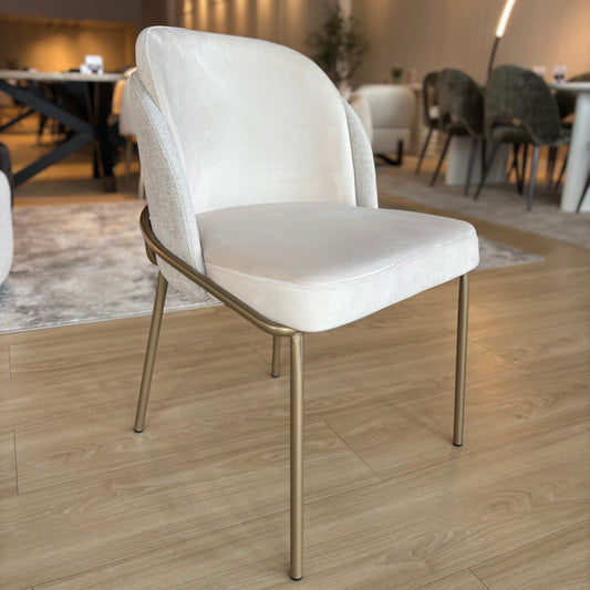 CLEO - Tela Crema - Base Brushed Gold