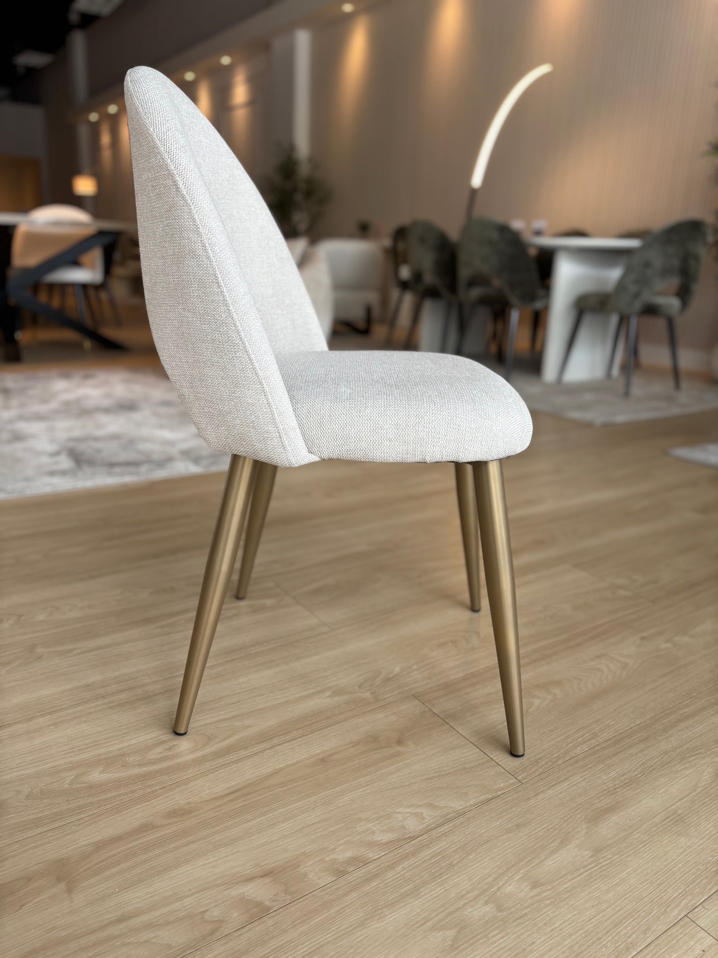 MAYA - Tela Beige - Base Brushed Gold