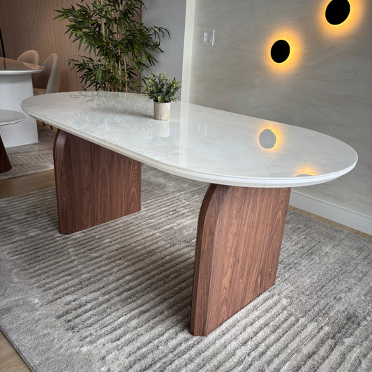 ALLEGRA - Mesa de Comedor Ovalada - 180cm