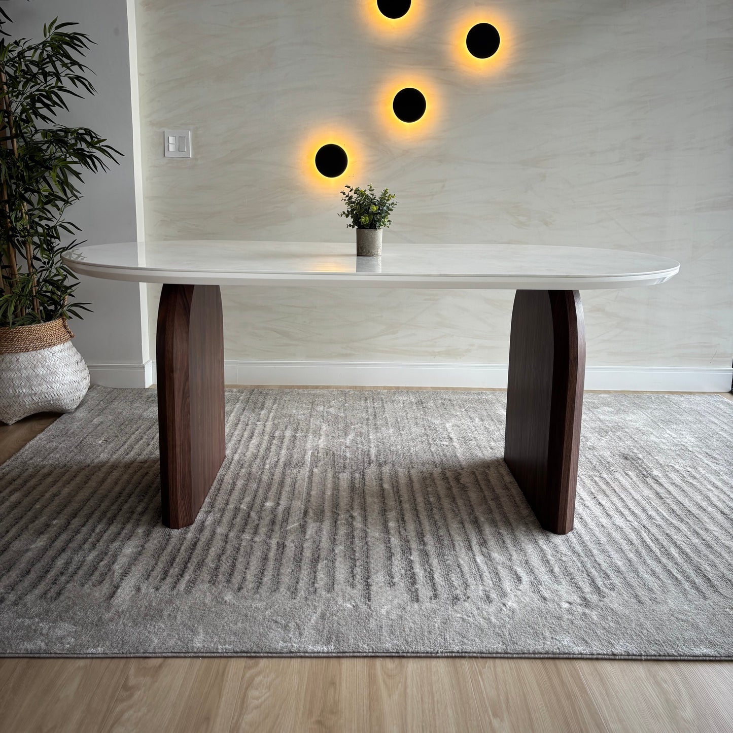 ALLEGRA - Mesa de Comedor Ovalada - 180cm