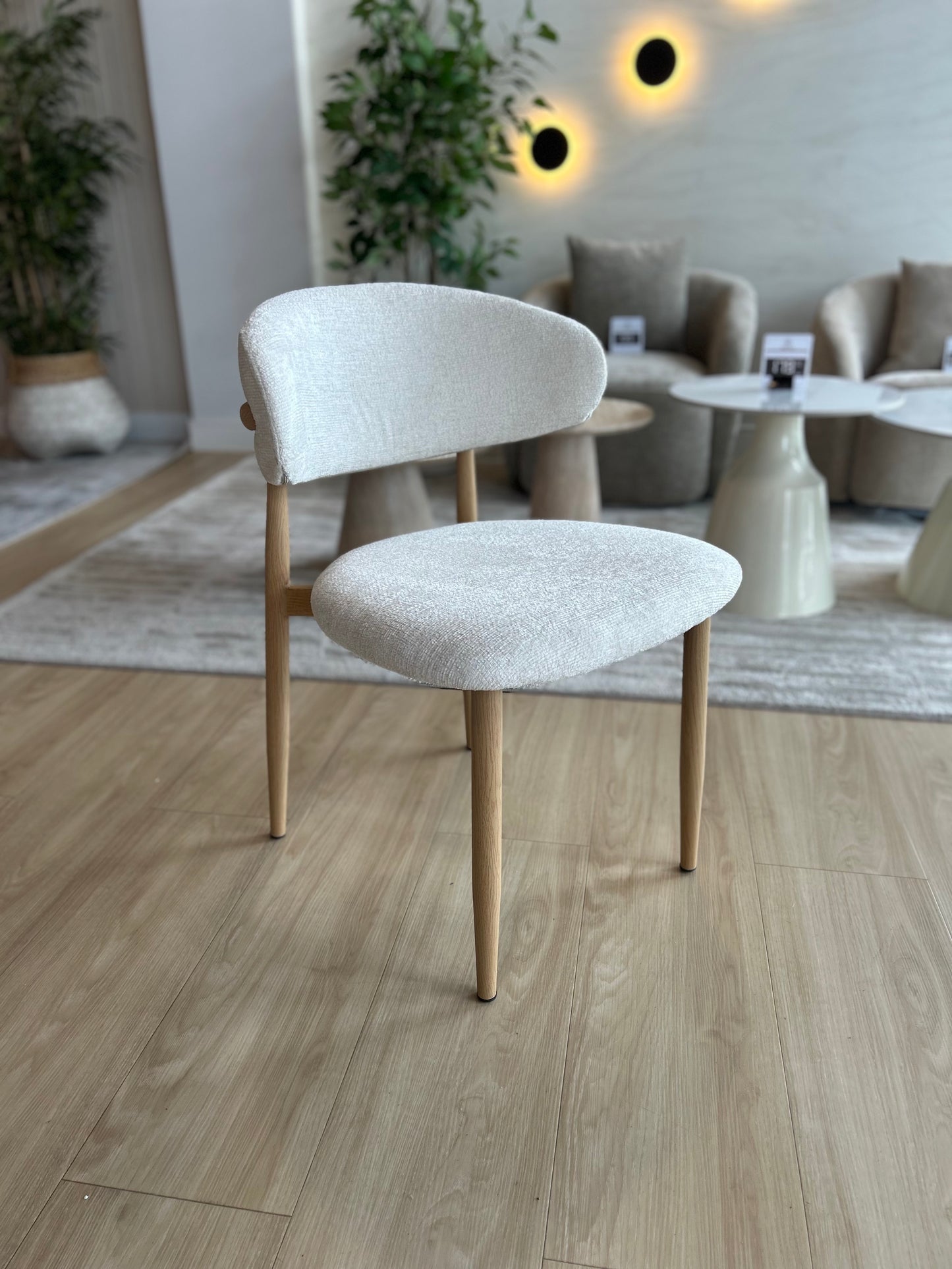 LINA - Tela Blanca - Base Color Roble