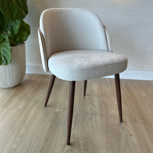 JEAN - Beige (VEG02/STO02) - Base de Metal Color Walnut