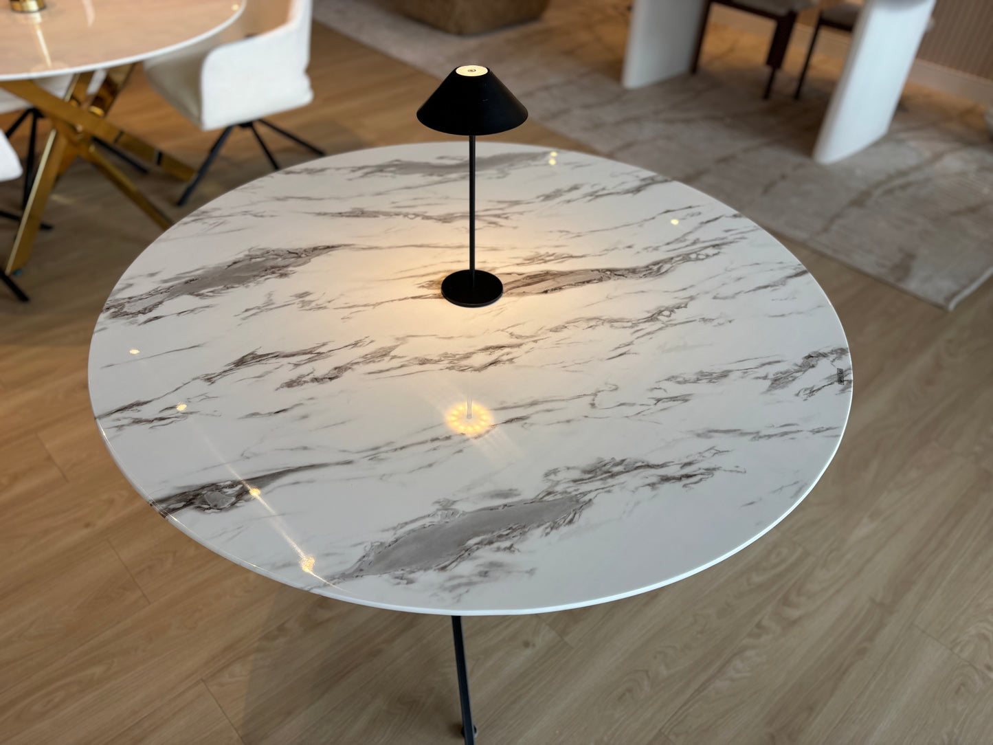 LARA - Mesa de Comedor Redonda - 120 cm