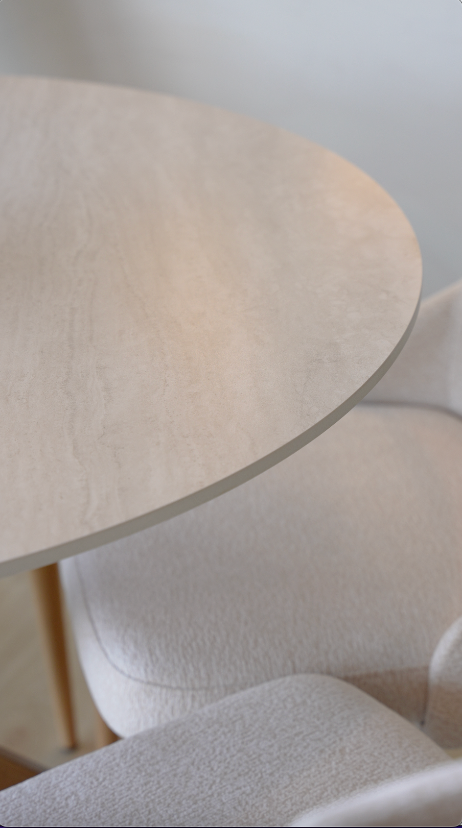 LARA Oak- Mesa de Comedor - 100cm