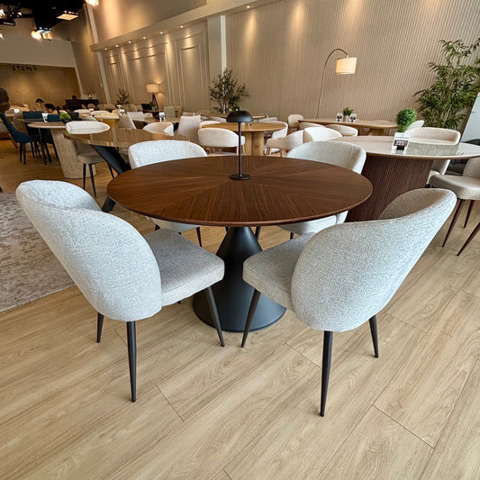 Juego de Comedor - Lauren + 4 Sillas Giulia Gris