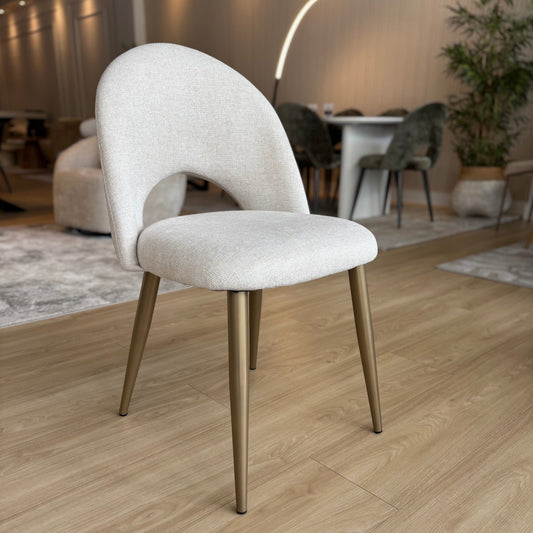 MAYA - Tela Beige - Base Brushed Gold