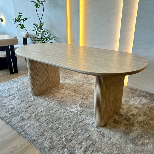 Mensa - Mesa de Comedor Ovalada- 200cm