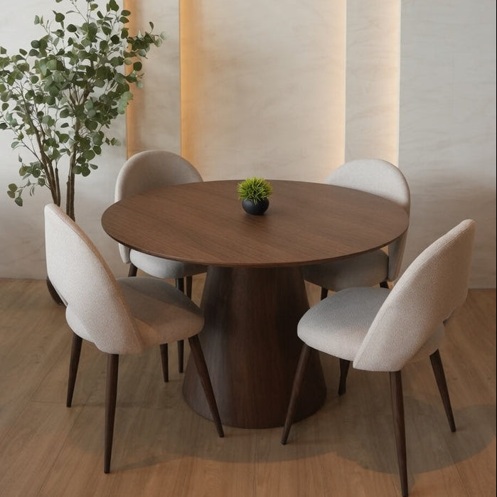 Mesa Terra 120cm + 4 Sillas Maya