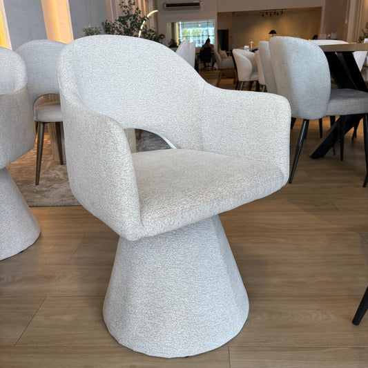 ZUMA - Beige MIS03 - Silla de Comedor Giratoria